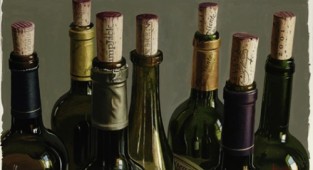 Thomas Arvid - гіперреаліст та любитель вина (34 робіт)