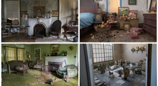 Таинственные и мрачные: руины заброшенных американских особняков (22 фото)