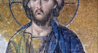 Byzantium (Part 14). Mosaics of Hagia Sophia (8 postcards)