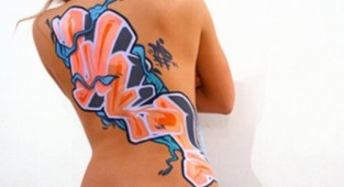 Body art graffiti and graffiti graphics (281 works) (1 part)