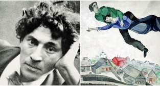 Марк Шагал: интересные факты из жизни "летящего" художника (8 фото)