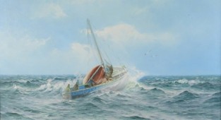 Marine painter JOHAN OSSIAN ANDERSSON (1889-1975) (12 works)