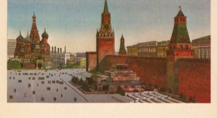 Set of postcards - Towers of the Moscow Kremlin (54 photos)