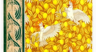 Decorative panel in Art Nouveau style (24 works)