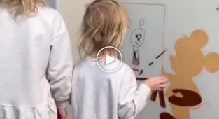 Чоловік доповнив малюнок дочки