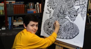 15-летний художник рисует животных с фотографической точностью (20 фото + 1 видео)