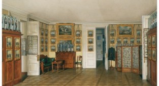 Интерьеры Зимнего дворца в картинах Эдуарда Петровича Гау (23 работ)