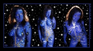 Body Art - Henna painting. (65 Art Painted Bodies) (65 photos) (erotica)