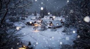 Fabulously beautiful winter in Japan (31 photos)