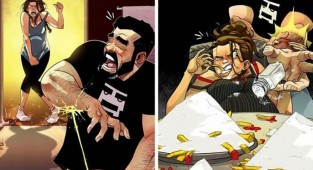 10 комиксов израильского художника о том, через что проходят они с женой, пока ждут ребёнка (12 фото)