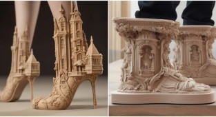 Художник создаёт обувь по мотивам эпохи Возрождения (14 фото)