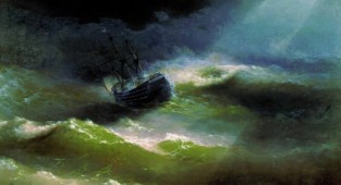 Гипнотизирующие полупрозрачные волны бушующего моря в картинах Ивана Айвазовского (10 фото)