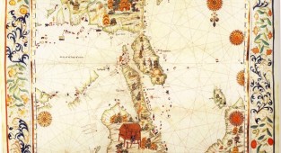 Старинные морские карты, диаграммы, гравюры, рисунки. XIII-XVIII в.в.
