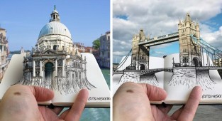 Italian artist creates a new geography of impressions (23 photos)