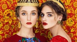 Дань фольклорным традициям: славянские красавицы в объективе модного фотографа (10 фото)