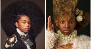 Афро - это стильно: портреты девочек-афроамериканок, поражающие красотой (16 фото)