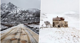 Французский фотограф три года снимал зиму в северной Европе (29 фото)
