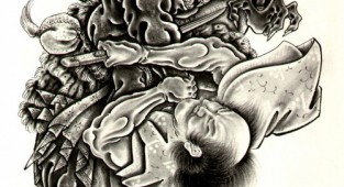 100 Demons by Horiyoshi Yi (part 2) (53 works)