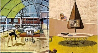 Как видели "светлое будущее" в рекламе 60-х годов (22 фото)