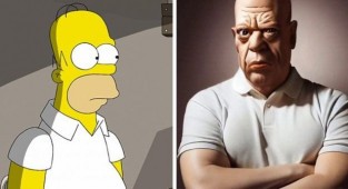 Реалистичные портреты "Симпсонов", созданных с помощью нейросетей (14 фото)