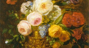 Майстер натюрморту Adriana-Johanna Haanen (Dutch Painter, 1814-1895) (50 робіт)