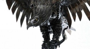 Алан Уильямс - скульптор по металлу, создающий настоящие шедевры из металлолома (15 фото)