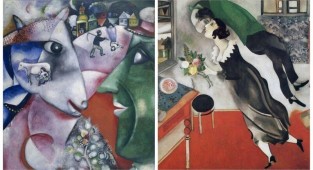 5 знаменитых работ Марка Шагала, которые поражают необычностью и красотой (6 фото)