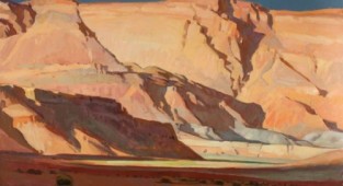 Mountain landscapes. Artist G. Russell Case (21 works)