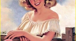 Pin-up by artist Arnold Armitage (2 works)
