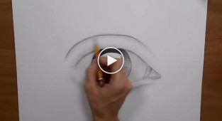 Уроки рисования карандашом. Глаз