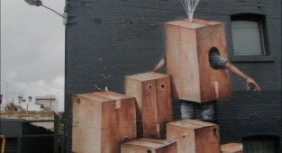 Австралійський вуличний художник Фінтен Меджі (Fintan Magee) (61 робіт)