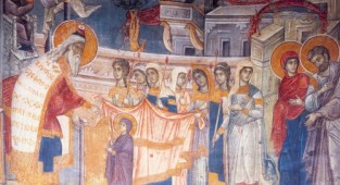 Frescoes of the Protata Cathedral in Kareia, Mount Athos, 13th century. - Manuila Panselina. Part 2 (66 photos)