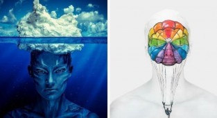 Британская художница создала серию работ, которые показывают, что творится у людей в голове (16 фото)