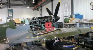 Photo review - English fighter Supermarine Spitfire Mk XVIe (58 photos)