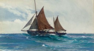 Marine painter Montague Dawson (1895–1973) (200 works)