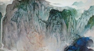 Китайський художник Song Wenzhi (1919-1999) (89 робіт)