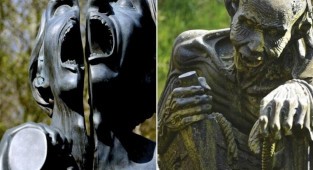 Странный парк скульптур в Ирландии, который наводит ужас (12 фото)