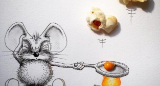 Картинки, которые доказывают, что у меня жизнь скучнее, чем у нарисованной мышки (22 фото)
