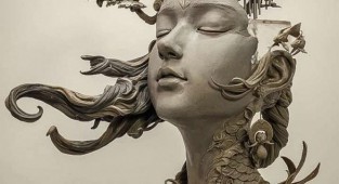 Новая работа скульптора Yuan Xing Liang (8 фото)