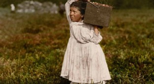 Ретро фотографии американских детей, которые в начале XX века работали наравне со взрослыми (9 фото)