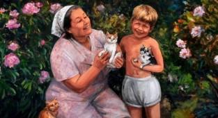 Картины Настасьи Чудаковой, которые возвращают в детство (20 фото)