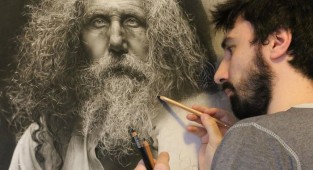 Сотни часов работы и годы обучения: портреты карандашом в стиле мастеров Ренессанса (10 фото)