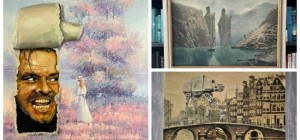 30 Thrift Store Paintings That Were Given a New Life (31 photos)