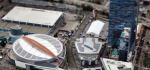 A bird's eye view of the City of Angels