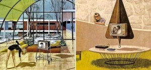 10 photos of what a bright future should have been like according to an artist from the 1960s (11 photos)