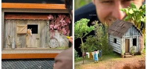 Realistic and miniature dioramas created by a talented artist (19 photos)