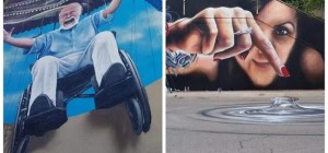 20 incredible examples of street art that fit perfectly into the surrounding world (21 photos)