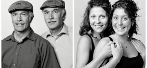 30 portraits of people who are not related by blood, but look very similar (31 photos)
