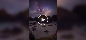 What happens if you stabilize the camera on the Milky Way