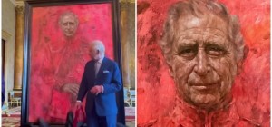 The first official portrait of King Charles III raised many questions among the British (3 photos + 1 video)